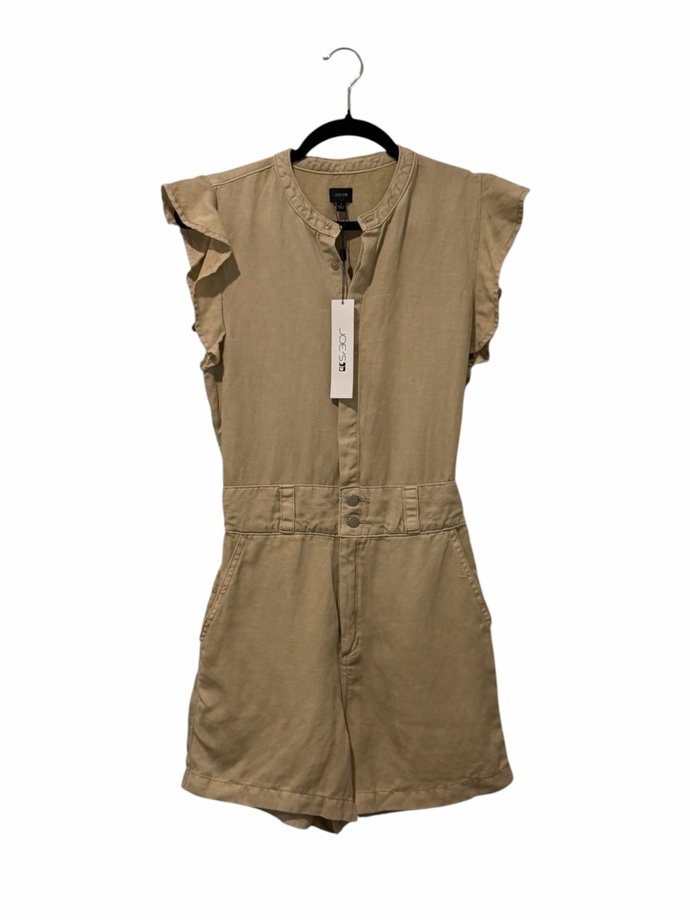 NWT Joe's Jeans Chelsea Khaki linen Romper size small